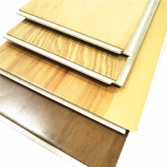 Plancher en vinyle PVC Lvt Rvp en plastique résistant au feu et imperméable à l'eau